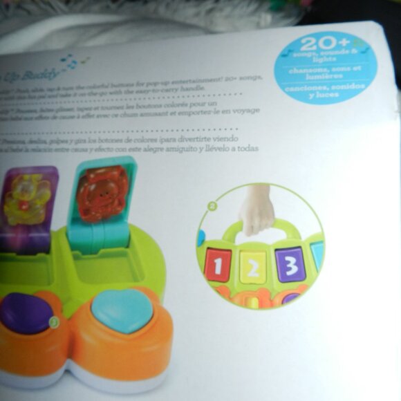 Infantino Baby Learning Fun Lights 'n Sounds Pop Up Buddy Toy BNIB🆕⌚📦🏃💨🚚 - Picture 12 of 16